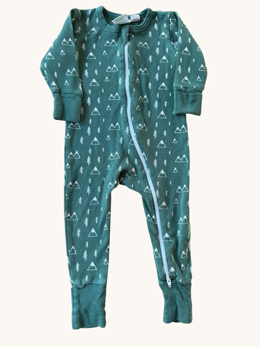 Parade Organics Mountain Print Convertible Romper 6-12M Organic Cotton